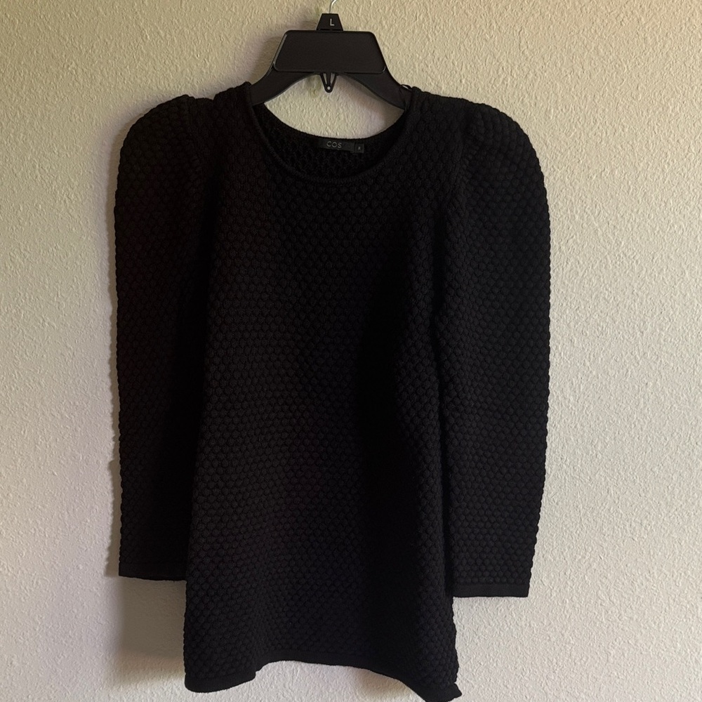 COS Bauble Baloon Sleeve Textured Top